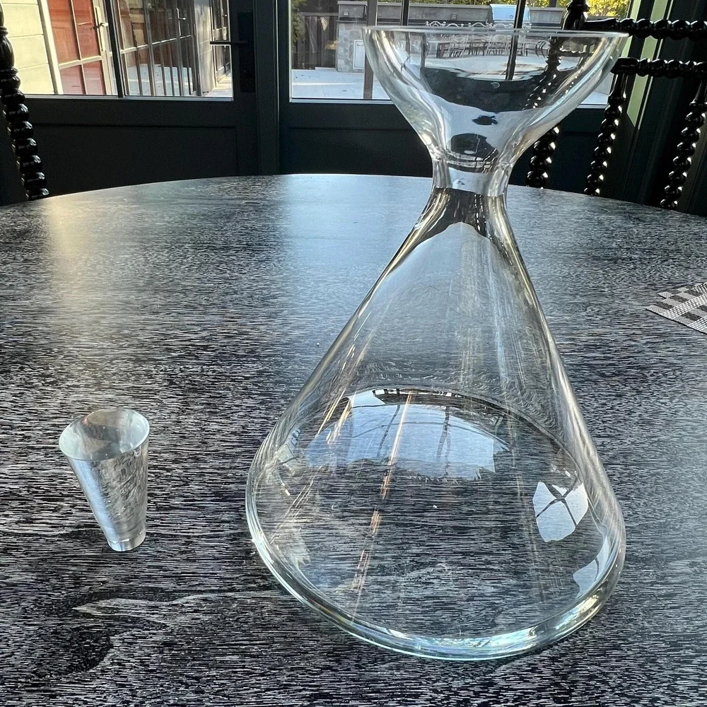1980s Ligne Roset Offrande Carafe Decanter Designed and Signed by Pascal Mourgue